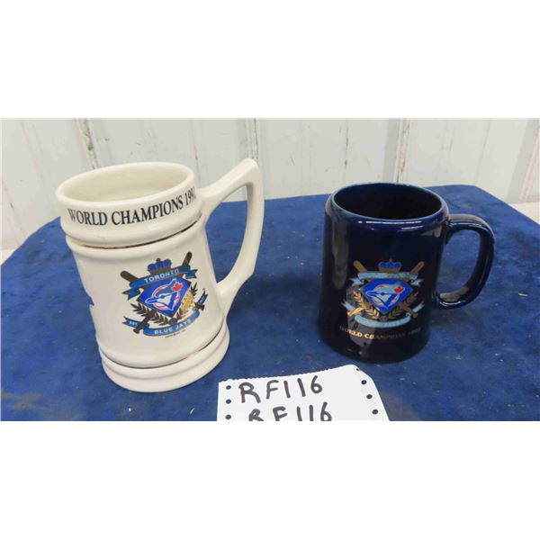 1992 Toronto Blue Jays Beer Stein and Coffee Mug Commemorative