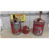 Image 1 : 3 Metal Gas Cans 