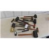 Image 1 : 12 Rubber Mallets and Sledge Hammers