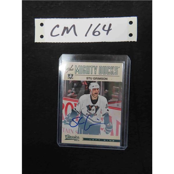 Stu Grimson Signed Card