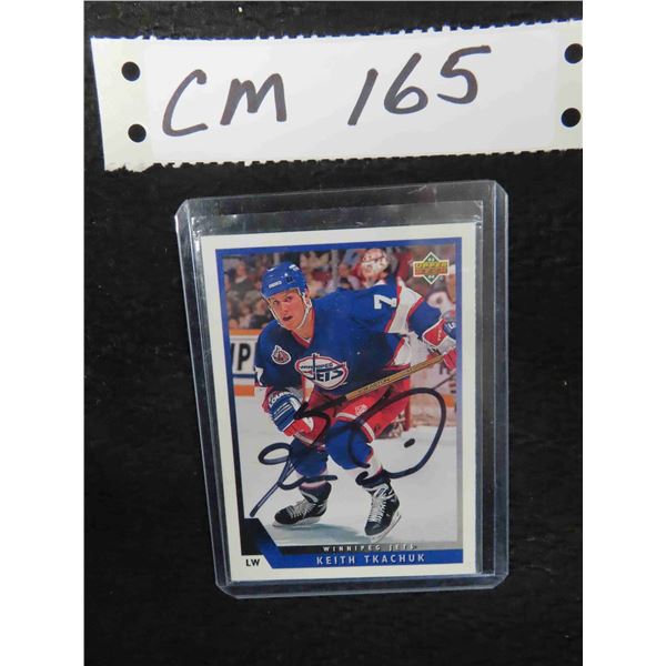 Keith Tkachuk Signed Card