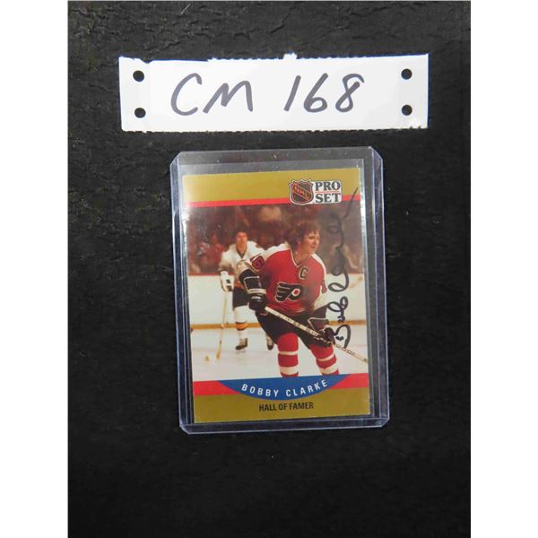 Bobby Clarke Signed Card