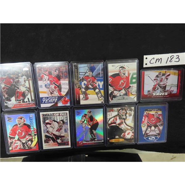 10 Martin Brodeaur Cards