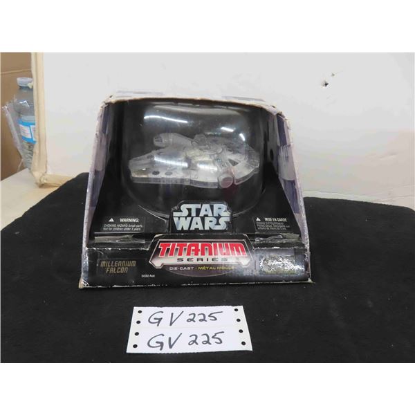 Star Wars Titanium Series Milennium Falcon in Original Box