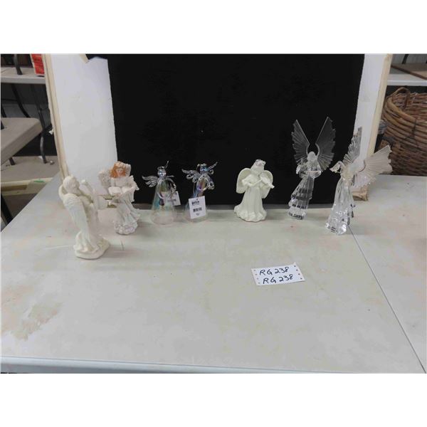 7 Glass/Ceramic Angels