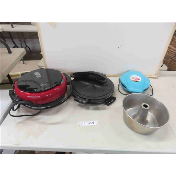 George Foreman Grill , Cake Pop and Donut Maker , Cake Pan