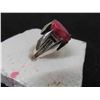 Image 2 : Awesome Vintage Medieval Ruby Ring - Ruby Measures 15.5mm x 