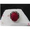 Image 5 : Awesome Vintage Medieval Ruby Ring - Ruby Measures 15.5mm x 