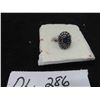 Image 1 : New Oval Blue Sapphire with White Topaz Main Stone 7mm x