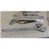 Image 2 : 3 Crescent Wrenches - up to 24", Channel Pliers, 3/4" Wrench, Pipe Wrench, 1/2" 