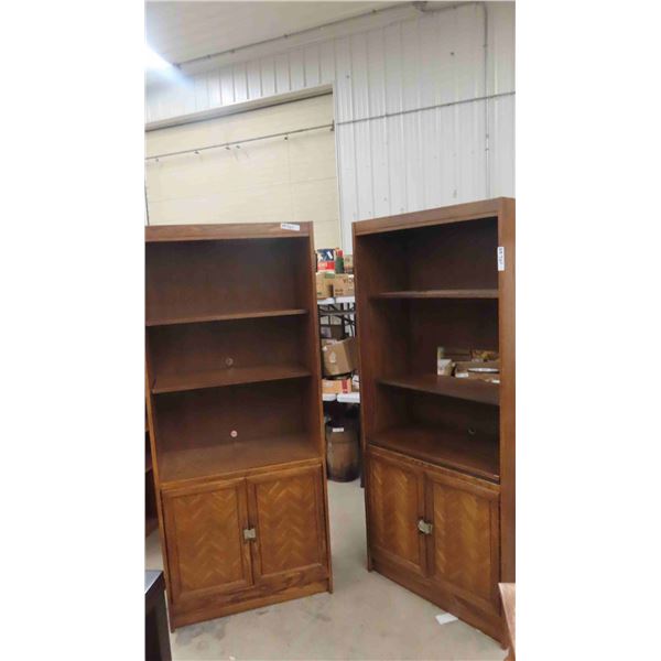 2 Matching Cabinets 16.5" x 32" x 75"