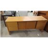 Image 1 : Oak Credenza 19" x 29.5" x 66" 