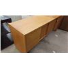 Image 2 : Oak Credenza 19" x 29.5" x 66" 