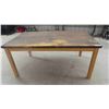 Image 1 : Modern Wood Table 27" x 35" x 60"