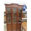 Image 2 : China Cabinet 14" x 42" x 77" + Table 30" x 40" x 60" with (2) 16" Leaves