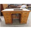 Image 1 : Oak Sewing Cabinet 21" x 31" x 50"