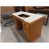 Image 2 : Oak Sewing Cabinet 21" x 31" x 50"