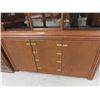 Image 2 : Oak China Cabinet 17" x 54" x 76"