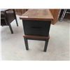 Image 2 : End Table / Night Table with Drawer 16" x 24" x 25"