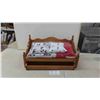 Image 1 : New Trundle Doll Bed 11" x 22" Complete with Mickey Mouse Bedding