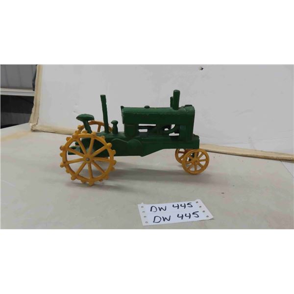 Vintage John Deere Tractor with Steel Wheels