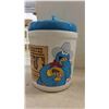 Image 2 : 1984 Cookie Monster Cookie Jar + Mug, Shawree Owl Cookie Jar , Llama Cookie Jar