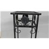 Image 3 : 2 Metal Wrought Iron Plant Stands ; 22" + 24" Tall 