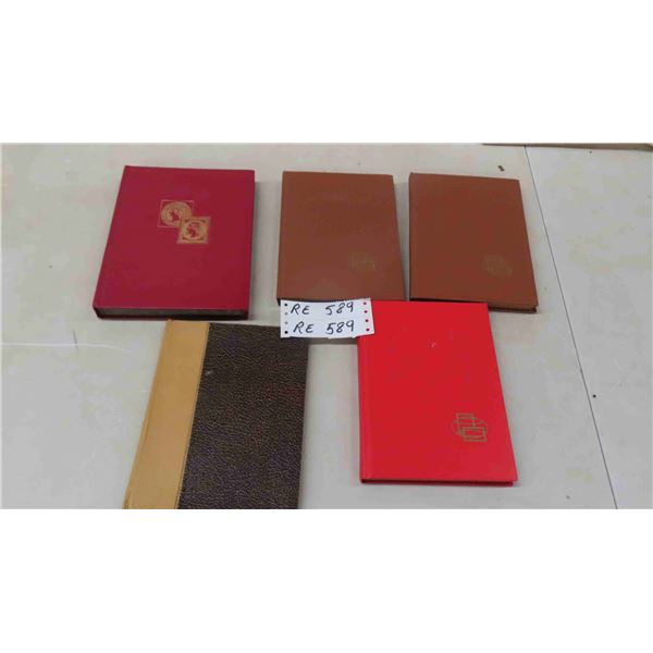 5 Hard Cover for Stamp Collection of Loose Stamps