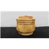 Image 8 : 6 Hand Crafted Wood Bowls, Wood Lidded Humidor Hand Crafted, 1 Med Size 