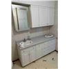 Image 1 :  Bathroom Counter - Counter Top Measures 73'' x 23''  EVERYTHING IN PHOTO (Top Cupboards, Counter 