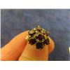 Image 6 : Ladies 14Kt Yellow Gold Ring with 7 Genuine Mozambique Garnets Measuring 5mm Each Round Faceted 