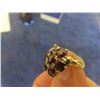 Image 7 : Ladies 14Kt Yellow Gold Ring with 7 Genuine Mozambique Garnets Measuring 5mm Each Round Faceted 