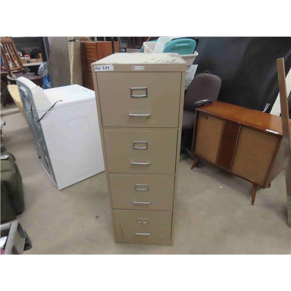 Commodore 4 Drawer Metal Filing Cabinet 52'' x 18'' x 24'' 