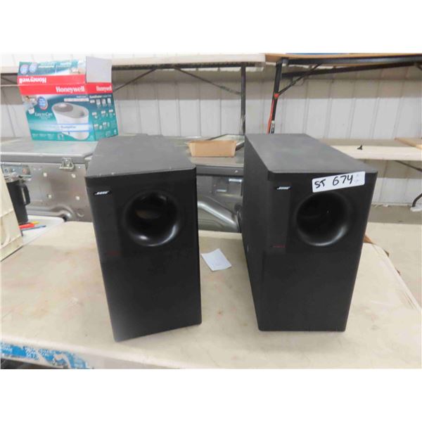 2 Bose Home Theater Speakers