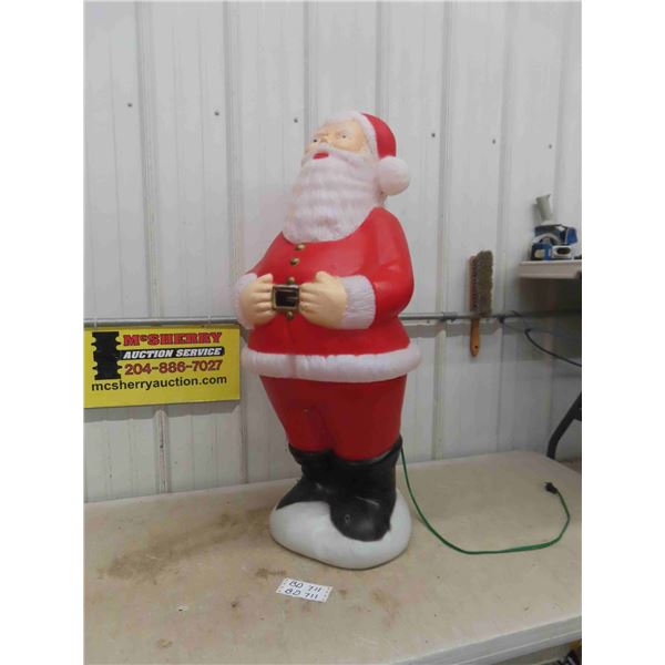 Vintage Santa Blow Mold 41'' 