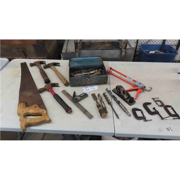 Hand Saw, Caulking Gun, Clamps, Chisel, Drill Bits, plus more