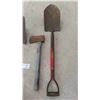 Image 2 : Scoop + Spade Shovels, Axe, Sledge Hammer