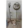 Image 1 : Vintage Electrohome Stand Up Fan - needs new cord + Pole Light
