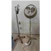 Image 1 : Vintage Electrohome Stand Up Fan - needs new cord + Pole Light