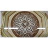 Image 3 : 2 Tier Shelf 10"x 14" x 27.5", Decorative Wood Corner Shelf, 2 Framed Doilies