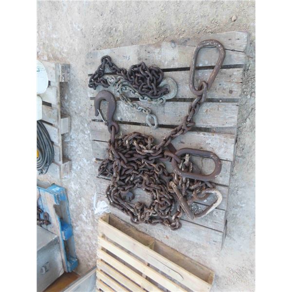 Heavy Duty Chains with Hooks and 1 Ring