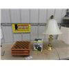 Image 2 : Chess/Checker Game Board , Table Lamp , Cordless Phone