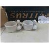 Image 2 : 9 Boxes Ceramic Swan Soap Dishes