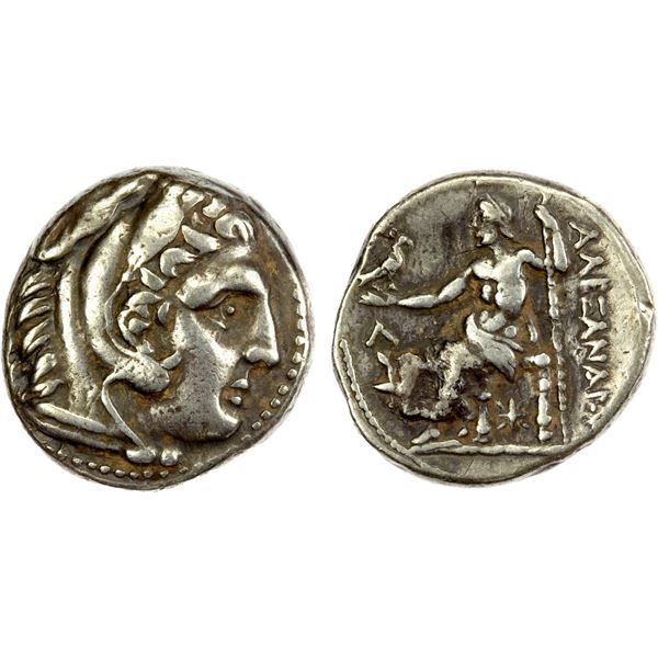 MACEDONIAN KINGDOM: Alexander III 'the Great', 336-323 BC, AR tetradrachm (16.94g), Amphipolis, ca.