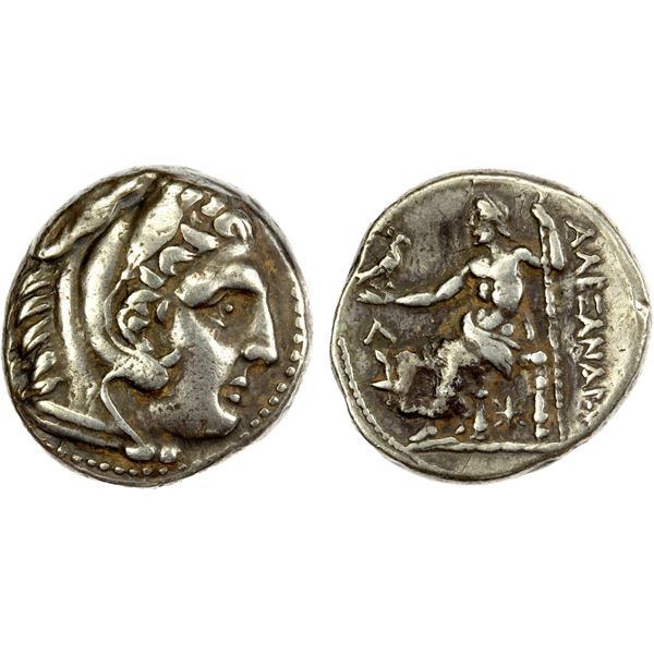 MACEDONIAN KINGDOM: Alexander III 'the Great', 336-323 BC, AR tetradrachm (16.94g), Amphipolis, ca. 