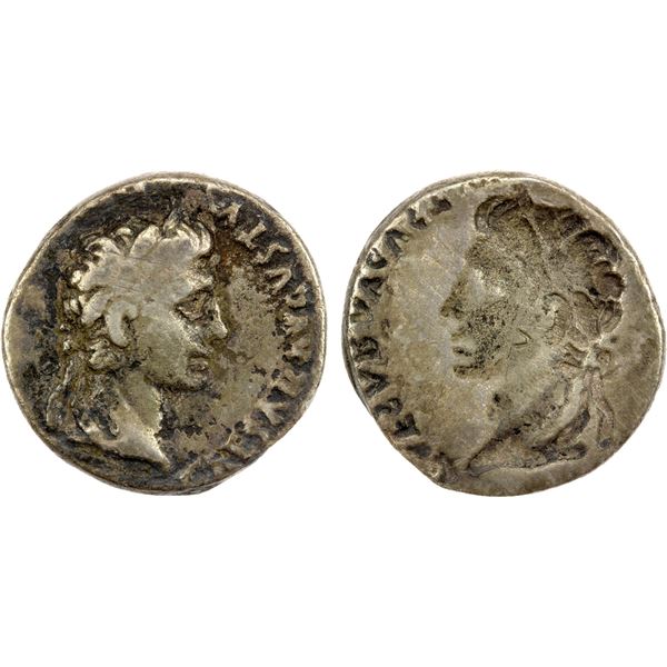 ROMAN EMPIRE: Augustus, 27 BC-14 AD, AR denarius (3.50g), Rome, F-VF