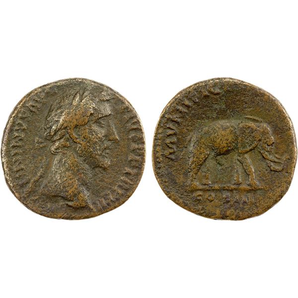 ROMAN EMPIRE: Antoninus Pius, 138-161 AD, AE as (8.98g), Rome, 148-149 AD, VF