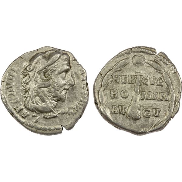 ROMAN EMPIRE: Commodus, 177-193 AD, AR denarius (2.97g), Rome, 191-192 AD, VF