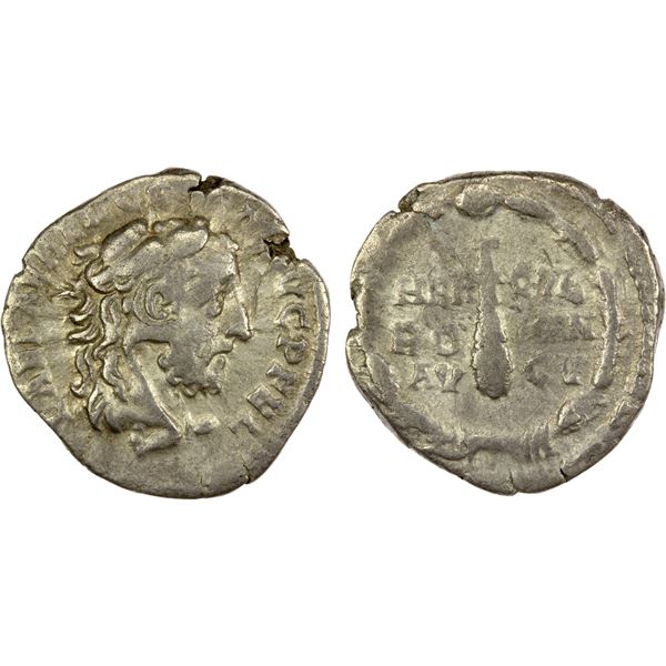 ROMAN EMPIRE: Commodus, 177-192 AD, AR denarius (2.30g), Rome, 191-192 AD, F-VF