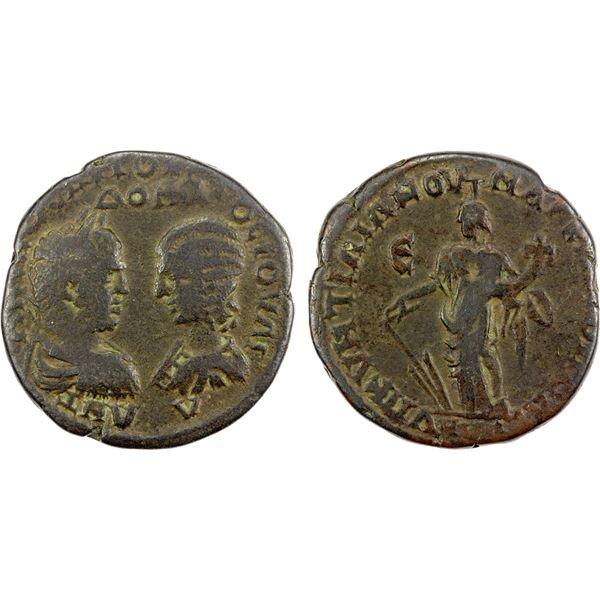 ROMAN EMPIRE: Caracalla, 198-217 AD, AE 25 (10.41g), Marcianopolis, Moesia Inferior, Fine